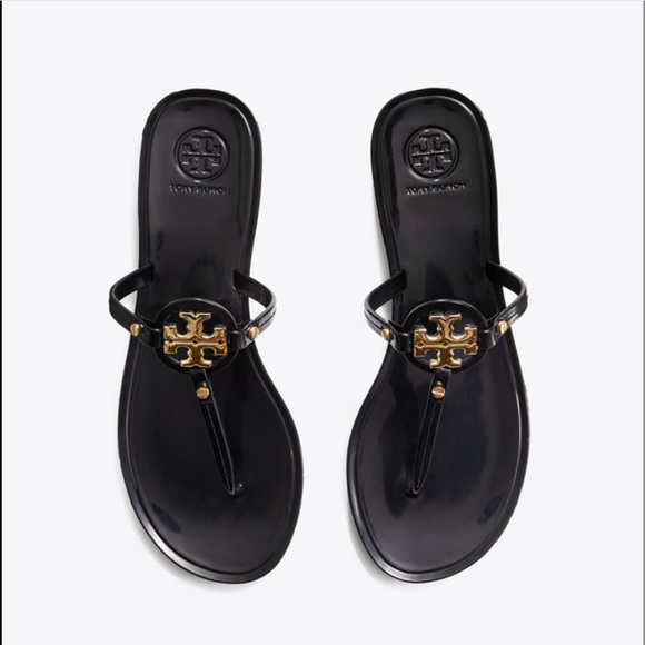 tory burch mini miller flat leather thong sandal